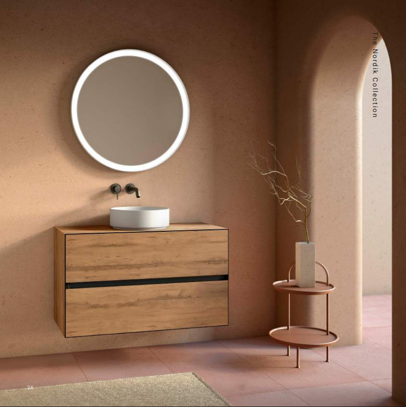 Baño residencial monolítico