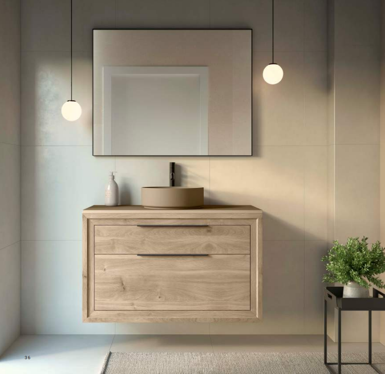 Baño residencial mediterráneo